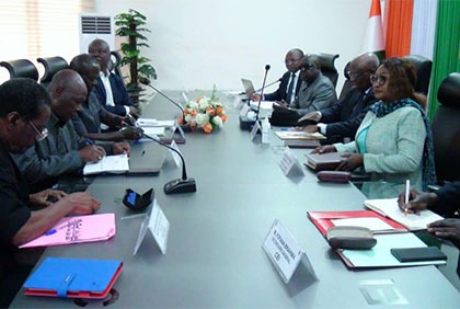 Séance de travail entre le PDCI-RDA et la Commission Electorale Indépendante dans le cadre du contentieux  de la Liste Electorale