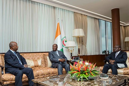 Entretien du Président de la République, S.E.M Alassane Ouattara, avec le Représentant Spécial du Secrétaire Général des Nations Unies pour l'Afrique de l'Ouest et le Sahel