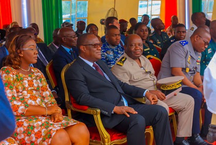 Côte d’Ivoire/ Téné  Birahima Ouattara pose la première pierre d'un orphelinat dédié aux orphelins des forces de defense et de sécurité à Ahoutoué