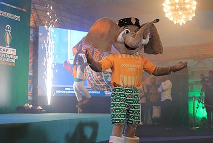 Sport: Présentation officielle de la mascotte de la CAN Côte d'Ivoire 2023