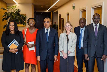Entretien du chef de l'Etat avec la Directrice Générale de la Banque Mondiale chargée des opérations, Anna BJERDE 