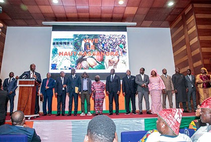 Élections régionales et municipales dans le Haut Sassandra: Cérémonie de présentation des listes du RHDP 