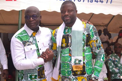 M'bahiakro : Allah Kouadio livre le message de Bédié et investit les candidats du PDCI aux élections locales