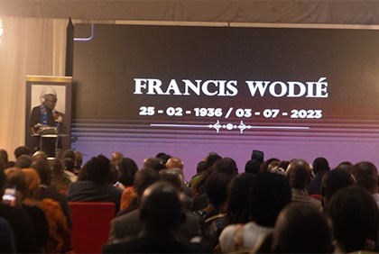 Hommage à feu Francis Wanga Wodié à Abidjan
