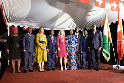 Célébration du 732e anniversaire de la fête nationale Suisse à Abidjan