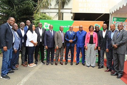 Football : Le président de la Fédération Ivoirienne de Football reçoit le capitaine des Éléphants de Sénégal 92