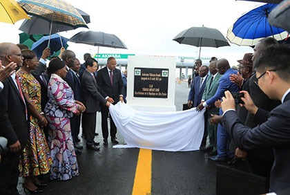 Côte d'Ivoire : cérémonie d'inauguration de l’autoroute Tiébissou-Bouaké par le Vice-Président de la République