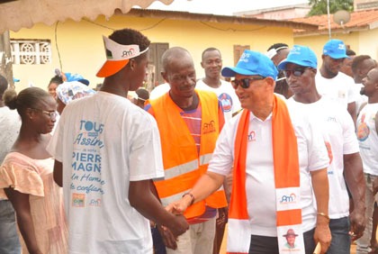 Municipale à Assinie : le candidat Pierre Magne du RHDP établit un 