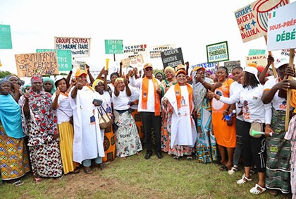 Régionales et Municipales 2023 : meeting de clôture à Tengrela de Bruno Koné