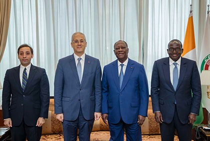 Entretiens du Président de la République, S.E.M Alassane OUATTARA, avec les Ambassadeurs d'Egypte et de la Guinée Equatoriale en Côte d'Ivoire