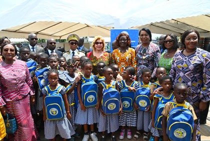 Cérémonie de lancement de l'édition 2023 de la campagne de distribution de kits scolaires de Children Of Africa