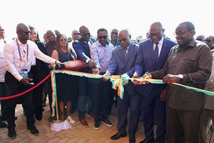 Réception du stade Amadou Gon Coulibaly  de Korogho