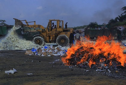 Côte d'Ivoire/Saisie et incinération d'environ 20 tonnes de produits laitiers