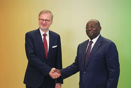 Entretien du Vice-Président avec le Premier Ministre de la République Tchèque