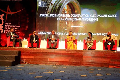 Cérémonie d’ouverture de la première édition du Salon International du contenu audiovisuel d'Abidjan