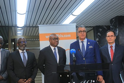 Sport : rencontre entre le président de la Fédération ivoirienne de football et l'Ambassadeur du royaume du Maroc