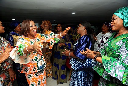 Cérémonie de lancement de l'assemblée générale élective de la présidente de l'union des femmes RHDP