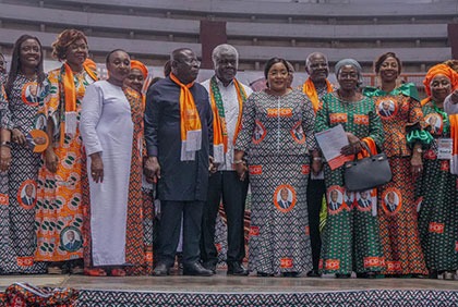 Politique: assemblée générale élective de l'union des femmes du RHDP