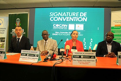 Can 2023: Signature d'une convention relative à la gestion de la propriété des infrastructures sportives et non sportives