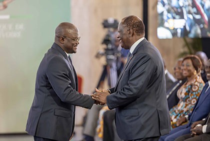 Cérémonie de Présentation des Vœux du Nouvel An du Monde Académique, des Entreprises Publiques, du Secteur Privé et de la Société Civile