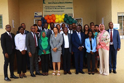 Cérémonie solennelle de rentrée du Centre Ivoirien de Formation de cadres de Sécurité Social CIFOCCS, promotion