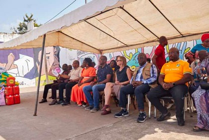 Un atelier éducatif et des dons en vivres au Centre d’observation des mineurs de Bouaké