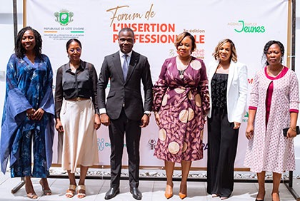 Lancement de la troisième édition du Forum de l’Insertion Professionnelle : “l’emploi existe en Côte d’Ivoire” (Yannick Gnaman Agence Emploi Jeunes)