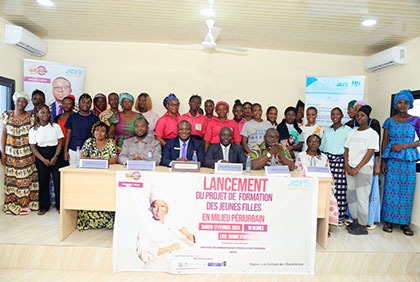 Insertion socio-professionnelle: lancement officiel du projet de formation des jeunes filles en milieu périurbain