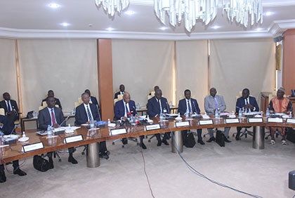 Ouverture de la réunion du CPM au siège de la BCEAO