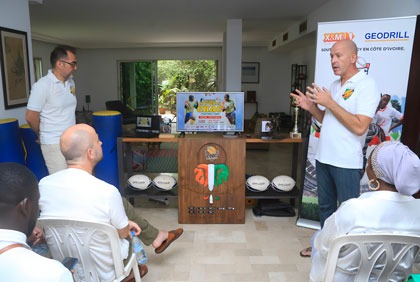Conférence de presse relative au lancement de la 8e édition du tournoi national de Cocody Rugby Abidjan Club
