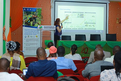Ouverture d'un séminaire sur les données de biodiversité à Abidjan