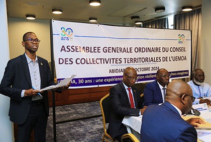 Cérémonie d'ouverture de l'Assemblée Générale Ordinaire du Conseil des Collectivités Territoriales de l'UEMOA