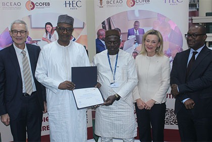 Cérémonie de remise des Certificats du Parcours sur le management stratégique bancaire – Niveau 2