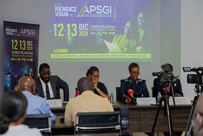 Conférence de presse relative au lancement de la 2e édition des Rendez-vous APSGI-UEMOA