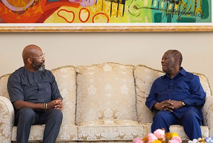 Côte d'Ivoire : Alassane Ouattara reçoit en sa résidence le DG du Groupe MTN