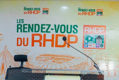 Conférence de presse du RHDP relative aux enjeux sociaux et politiques