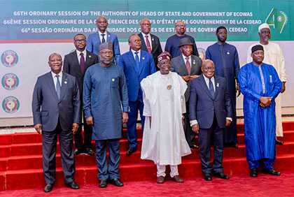 Nigeria:  66e Sommet ordinaire des Chefs d'Etat et de Gouvernement de la CEDEAO