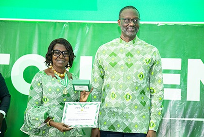 Cérémonie de reconnaissance et de décoration des membres du PDCI