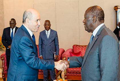Côte d'Ivoire: Alassane Ouattara reçoit Abdelhak Saihi, Envoyé Spécial du Président de la République Algérienne