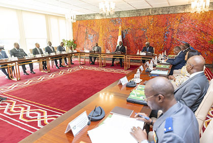 Réunion du Conseil National de Sécurité (CNS) du jeudi 16 janvier 2025