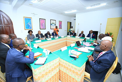 Sport : Présentation des nouveaux membres du bureau du Comité national olympique de Côte d'Ivoire (CNO)