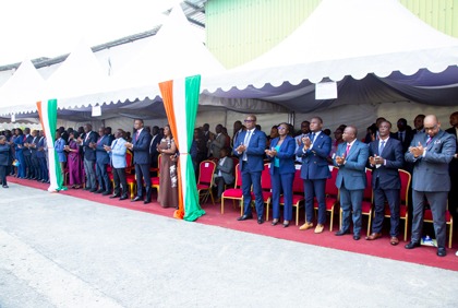 Cérémonie de présentation de voeux du personnel de la LONACI à la direction générale
