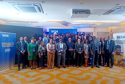 Séminaire d’affaire entre Visa et ses partenaires bancaires, fintechs et start-up