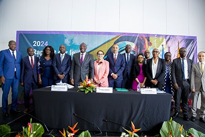 Cérémonie de lancement à  Abidjan du rapport 2024 de ONU Commerce et Développement sur le développement économique en Afrique