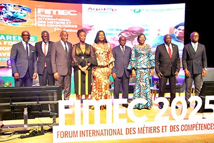 Cérémonie d’ouverture de la 1ère édition du Forum international des métiers et des compétences