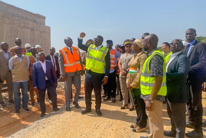 Visite de chantier des travaux de la suite du projet Y4 (Anyama-Carrefour Jacqueville )