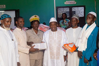 Mois de pénitence : Cérémonie de remise de dons aux populations de la région de l'indénié-Djuablin