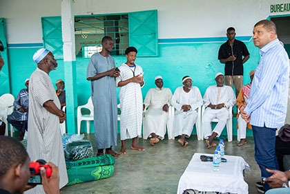 Rencontre du ministre Jean Louis Billon avec les femmes et les communautés de Yopougon Gesco et du Nouveau Quartier