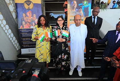 Côte d'Ivoire : Départ du couple indien Rai à l'aéroport international Félix Houphouët Boigny