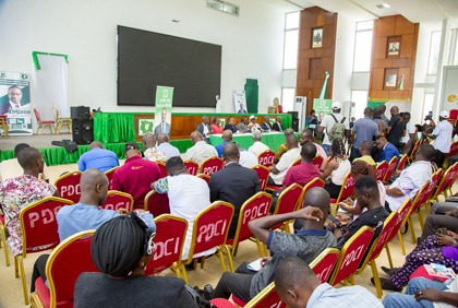 Conférence de presse du porte-parole Bredoumy Soumaïla Kouassi sur l'actualité du PDCI-RDA